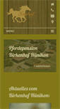 Mobile Screenshot of birkenhof-huenikon.ch